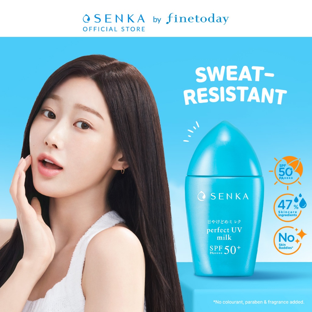 SENKA Perfect UV Sunscreen Milk 40g (face sunscreen, UV protection ...