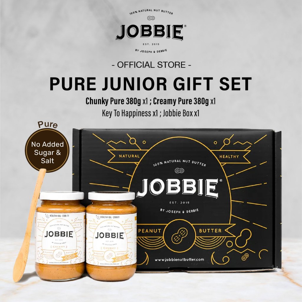 JOBBIE Peanut Butter Pure Jr Gift Set | Shopee Malaysia