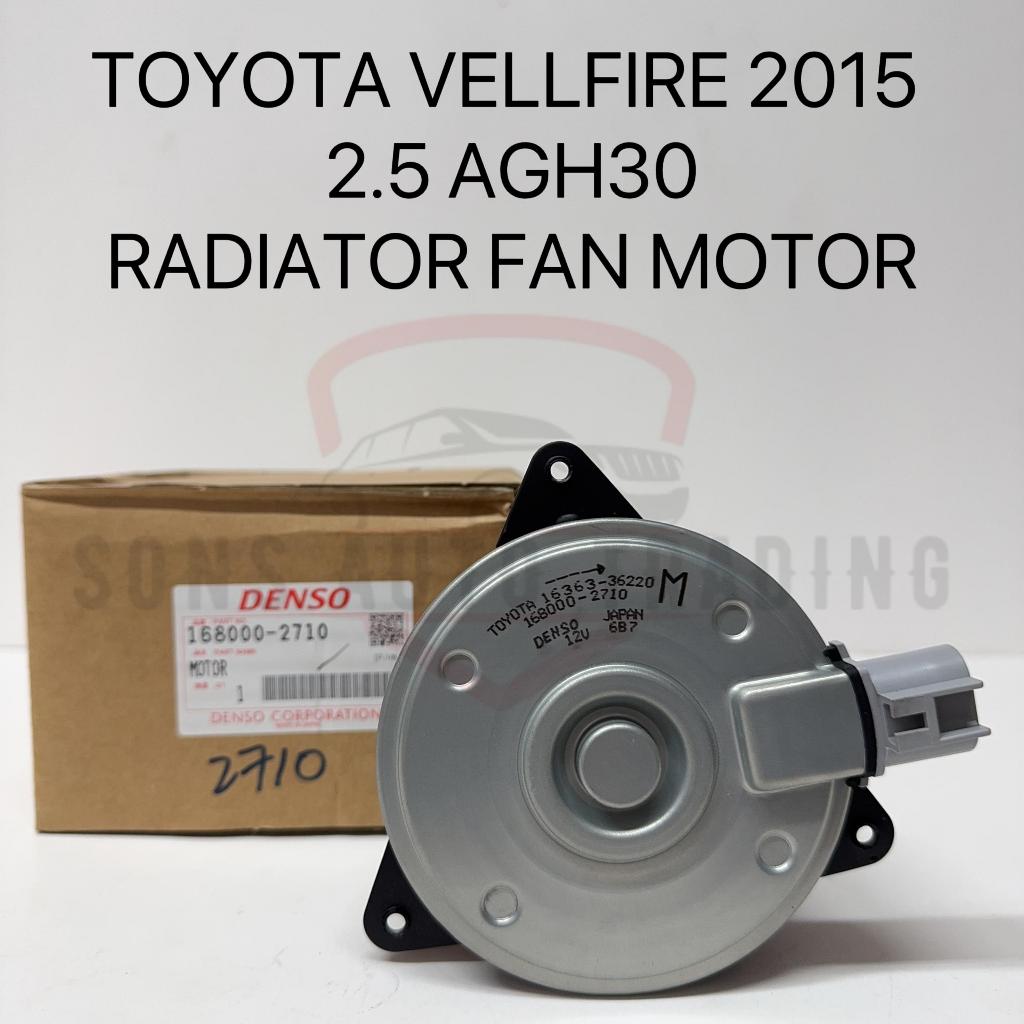 168000-2710 TOYOTA VELLFIRE 2015-2016 2.5 AGH30 RADIATOR FAN MOTOR ...