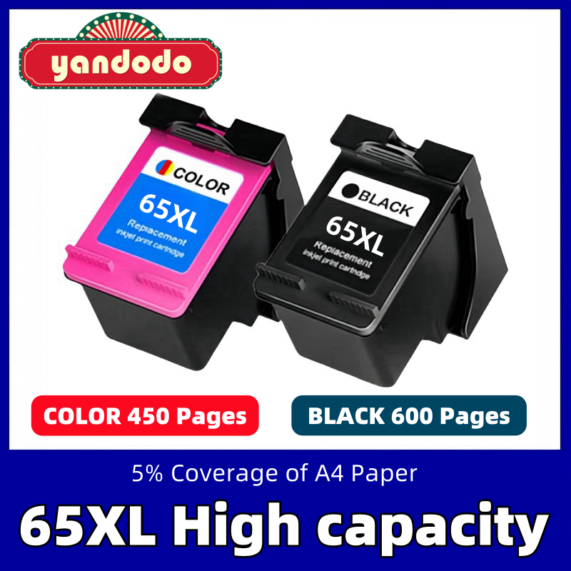 HP 65XL ink HP65XL black HP 65 XL ink cartridge Compatible for hp 2600 ...