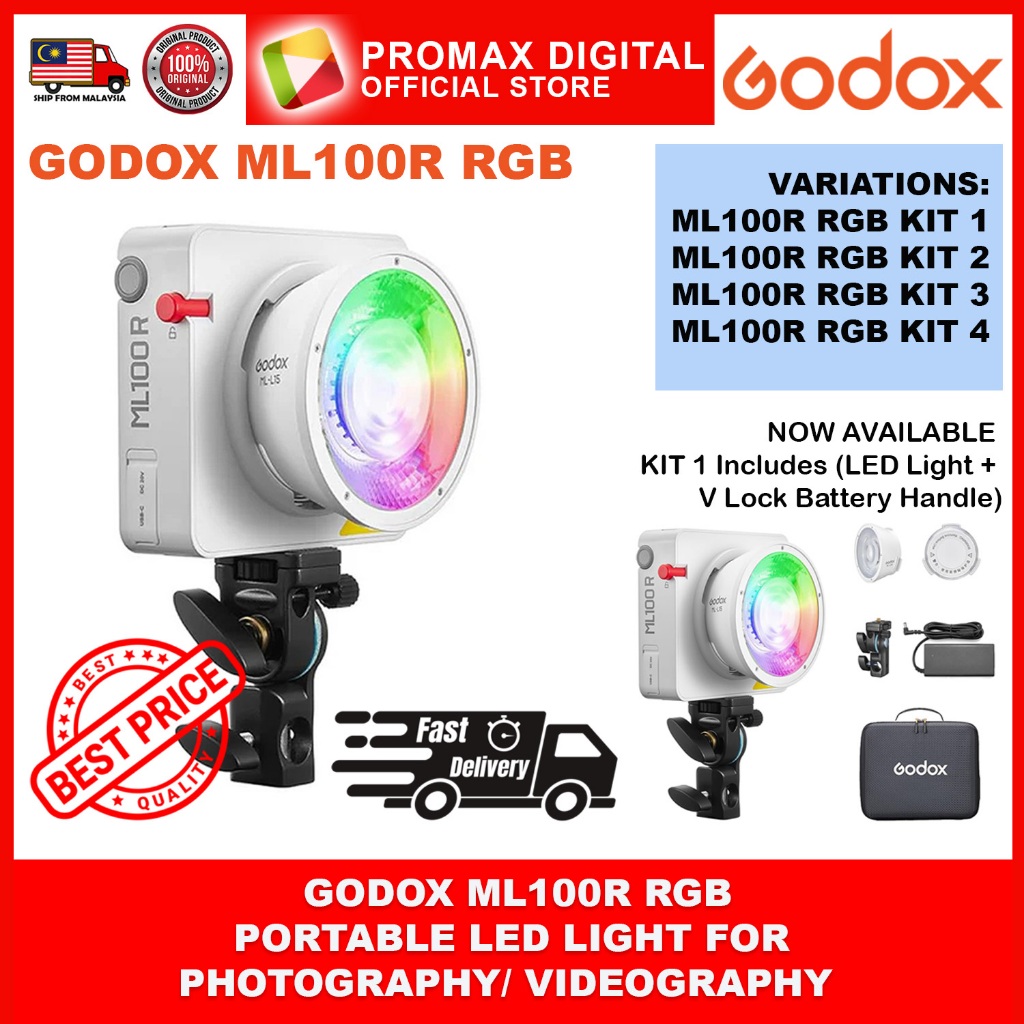 Godox ML100 Kit bicolore 2 (Videocamera) - acquista su