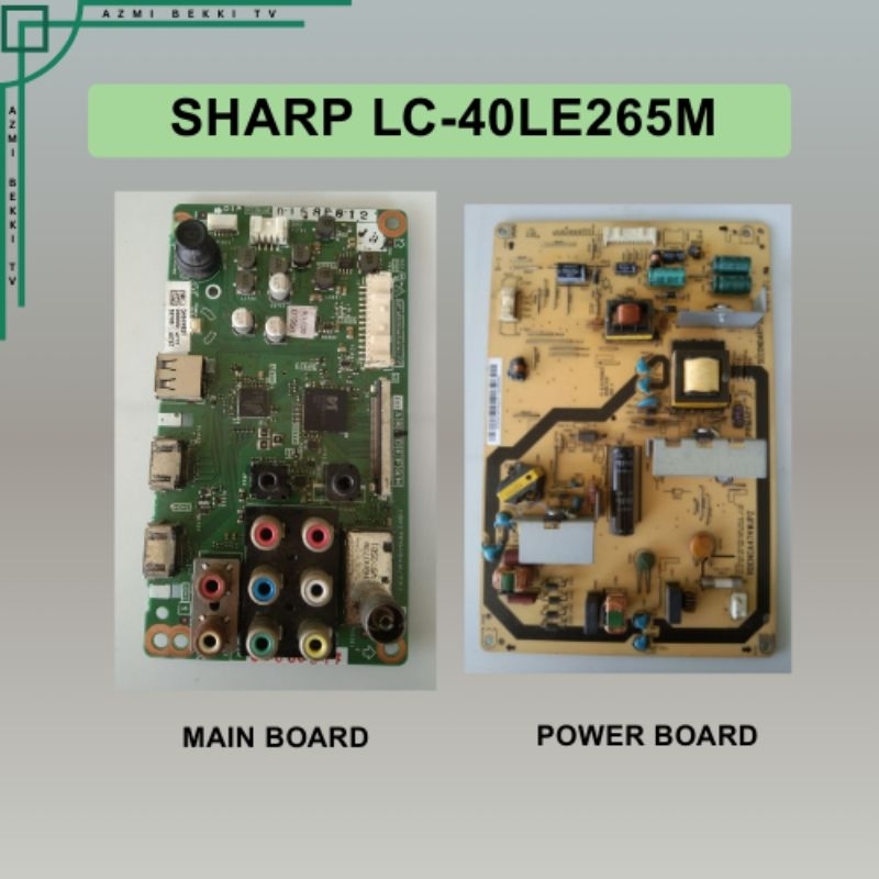 SHARP LC-40LE265M main board / power board | Shopee Malaysia