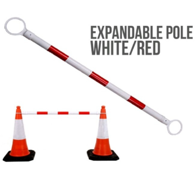 Cone Barrier Expandable Pole 1.2m - 2.2m | Shopee Malaysia
