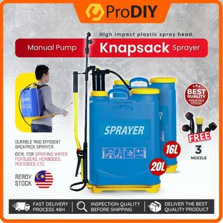 Manual Knapsack Sprayer 16L 20L Tank Nozzle Sprayer Agricultural Garden ...