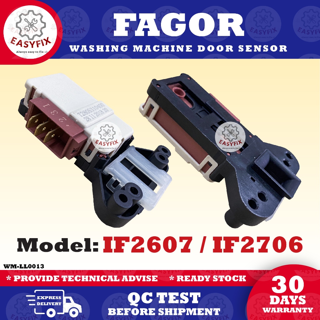 IF2607 / IF2706 FAGOR WASHING MACHINE DOOR SWITCH LID LOCK / DOOR ...