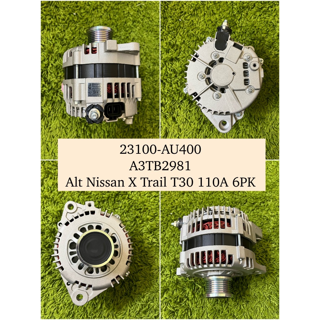NISSAN X-TRAIL T30 110A 6PK C/PL MIT NEW ALTERNATOR (23100-AU400 ...