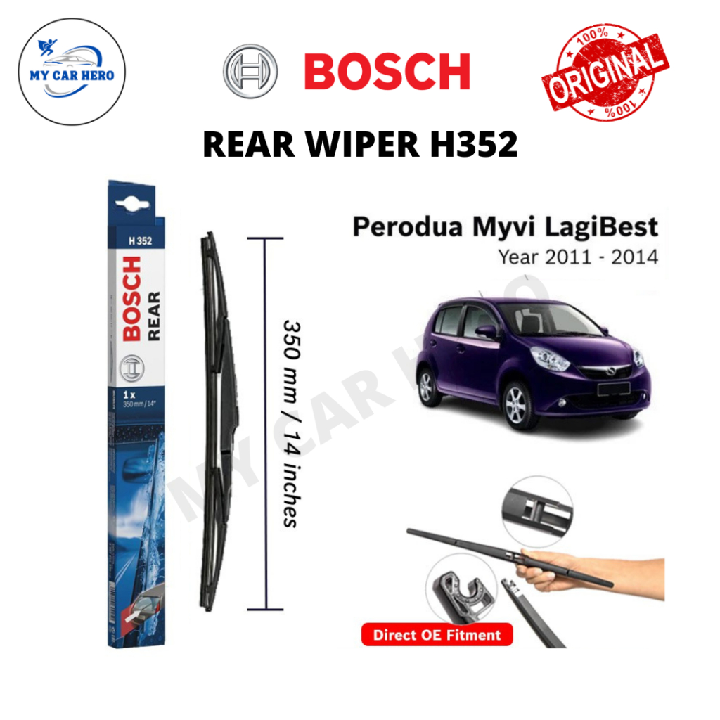 BOSCH Rear Wiper H352 for Perodua Myvi LagiBest Lagi Best (Year 2011 ...