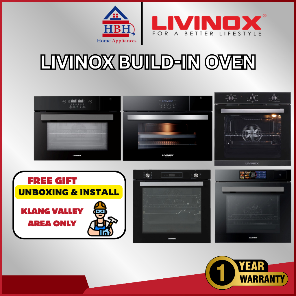 Livinox Build-in Oven Linox Series | LBO 6F-75SS 75L/LBO 9EM-87SS/LBO ...