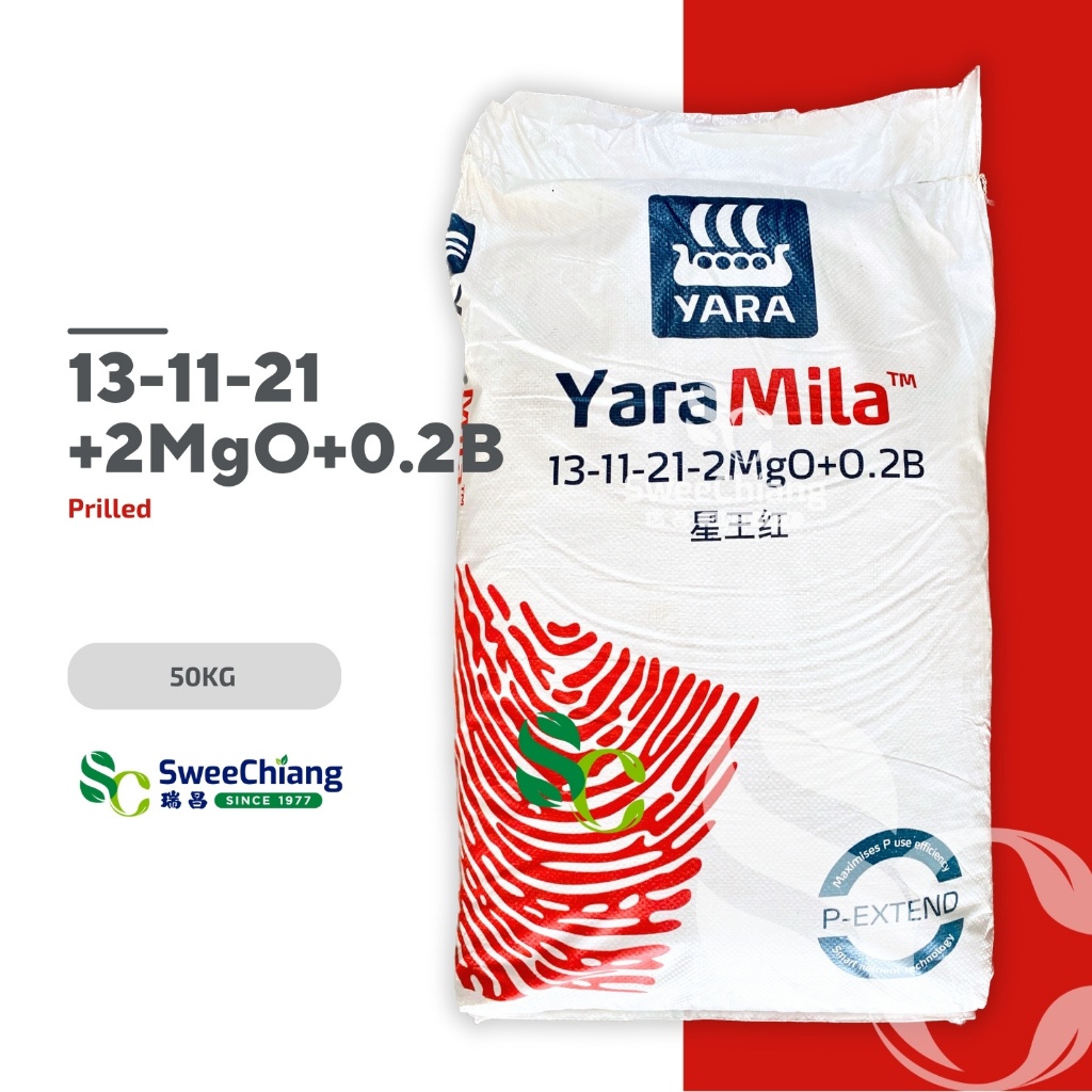 Yara YaraMila 13-11-21+2MgO+0.2B 50kg (Prill compound fertilizer / Baja ...