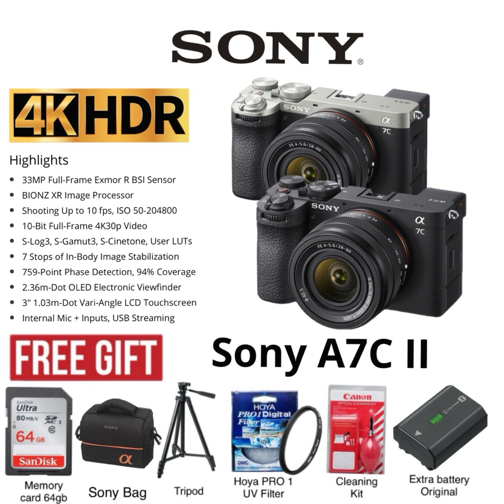 (READY STOCK)SONY A7C II A7C MARK II MARK2 33MP EXMOR R CMOS SENSOR AND ...