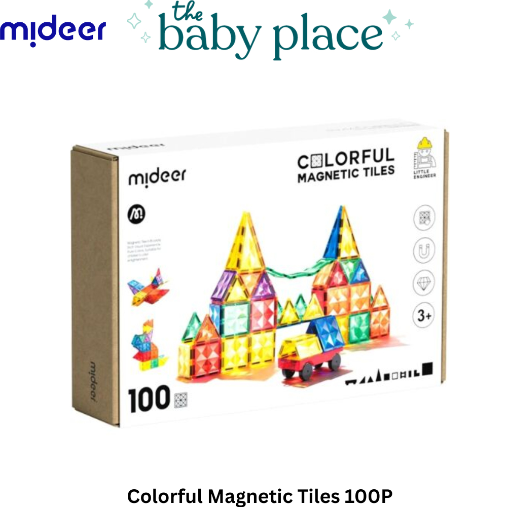 Mideer Colorful Magnetic Tiles 100pcs | Shopee Malaysia