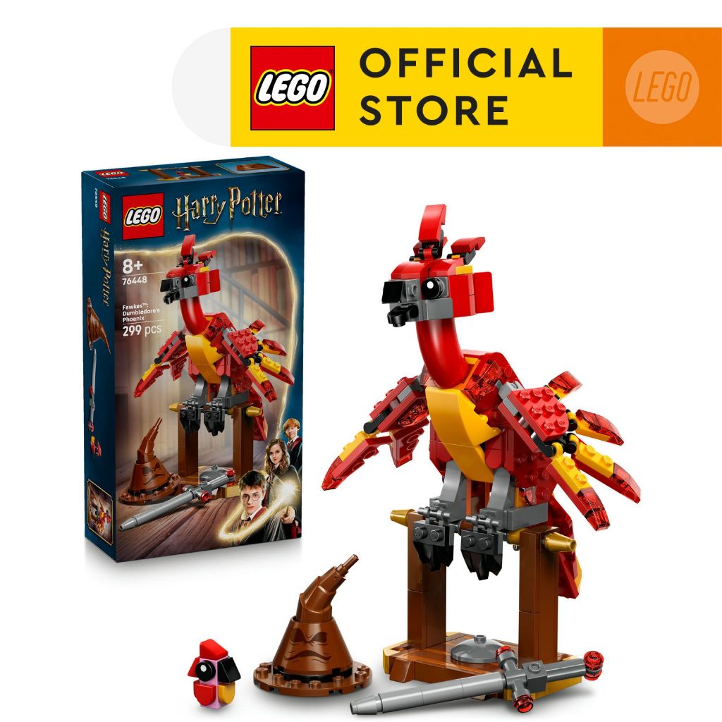 LEGO Harry Potter 76448 Fawkes: Dumbledore's Phoenix (299 Pieces ...