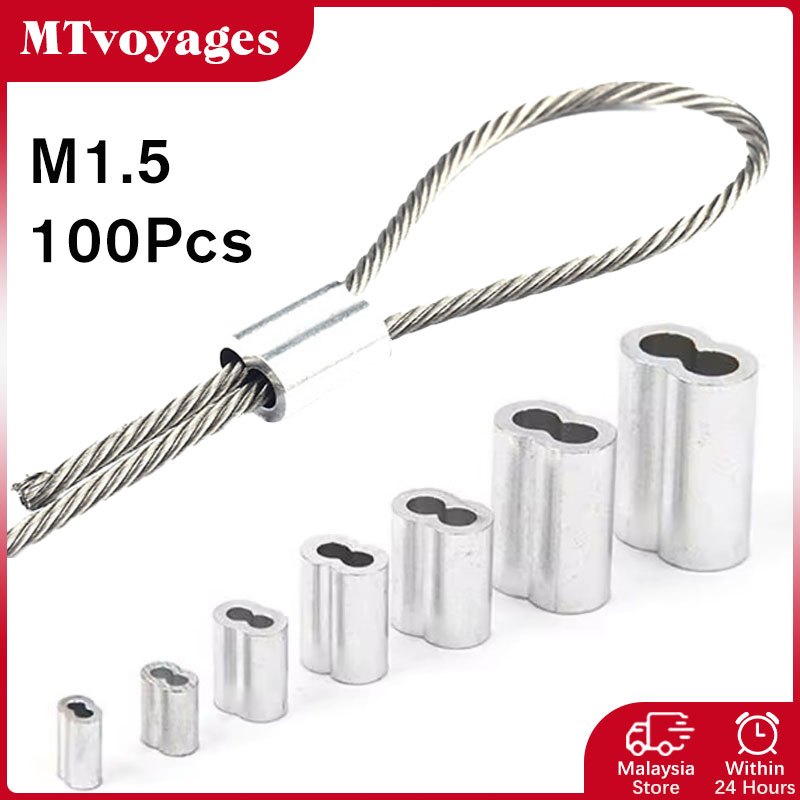 Aluminium Crimping Loop Sleeve for Wire Rope and Cable Wire Rope Clip ...