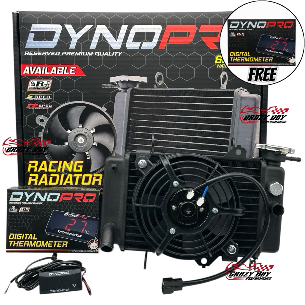 DYNOPRO RACING RADIATOR 600ML SIAP KIPAS BESAR Y15ZR LC135 V1-V8 Y16ZR ...