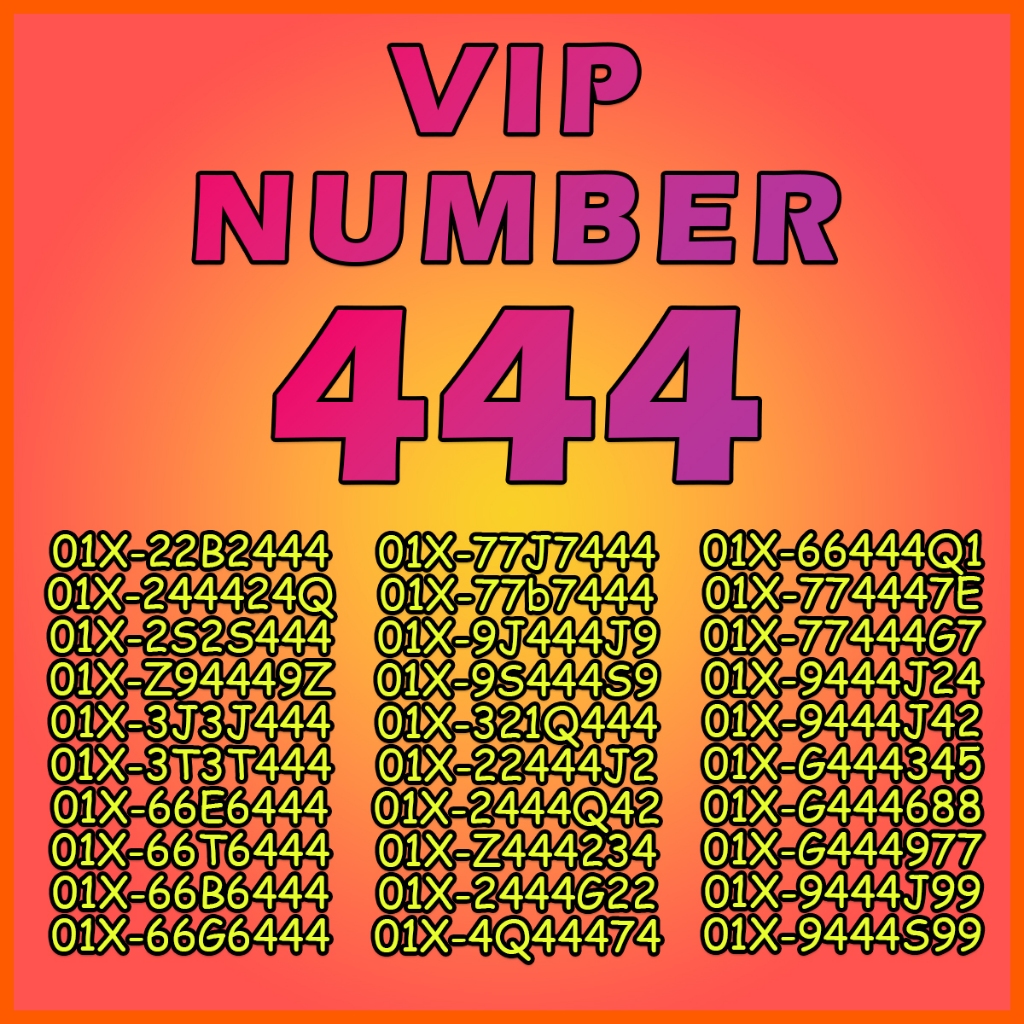 [PROMOSI] VIP NOMBOR 1000GB 5G DATA Panggilan Tanpa Had 444 AAA SERIES ...