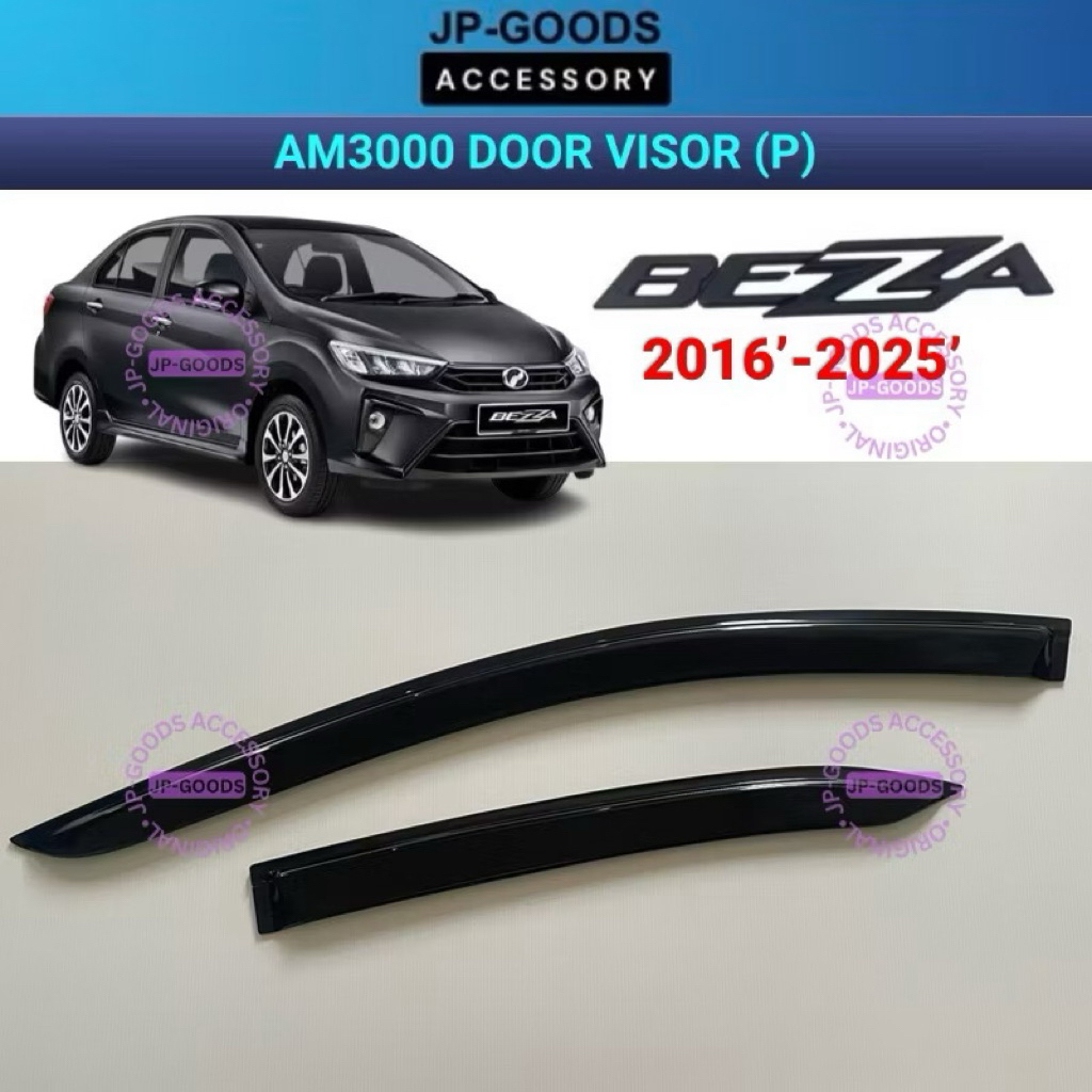 Perodua Bezza 2016 - 2025 Door Visor / Window Vent Visor Deflectors Air ...