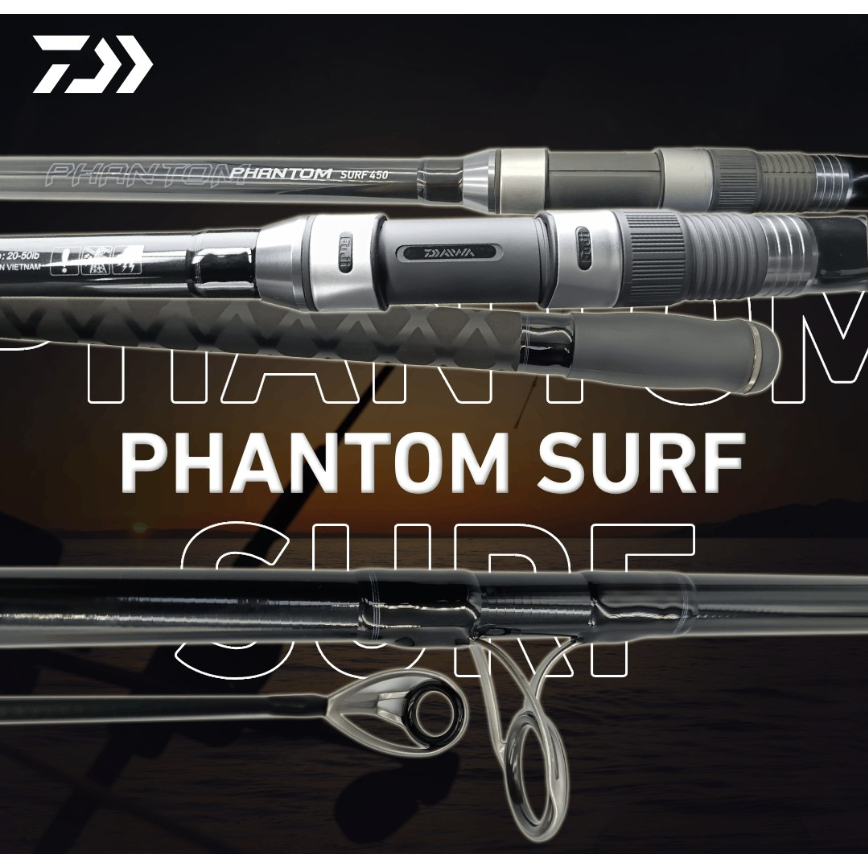 2025 DAIWA PHANTOM SURF ROD 14/15/16KAKI | Shopee Malaysia