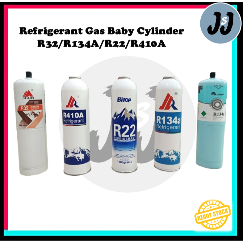 [READY STOCK] Aircond Gas Refrigerant Gas Baby Cylinder R32/R134A/R22 ...