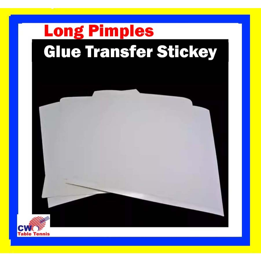 Long Pimples glue transfer sticker Out Pips Rubber Paste Assemble ...