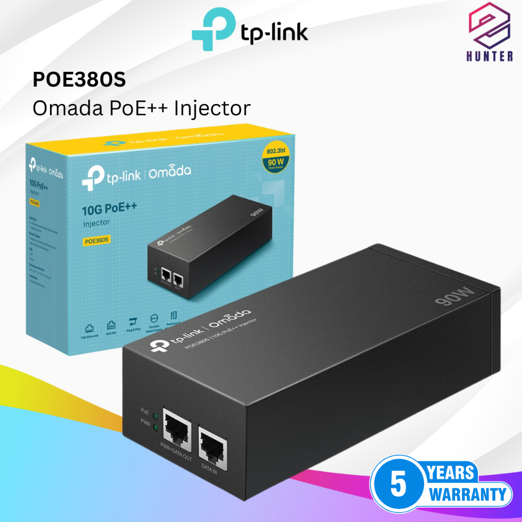 TP-Link POE380S Omada PoE++ Injector | Shopee Malaysia