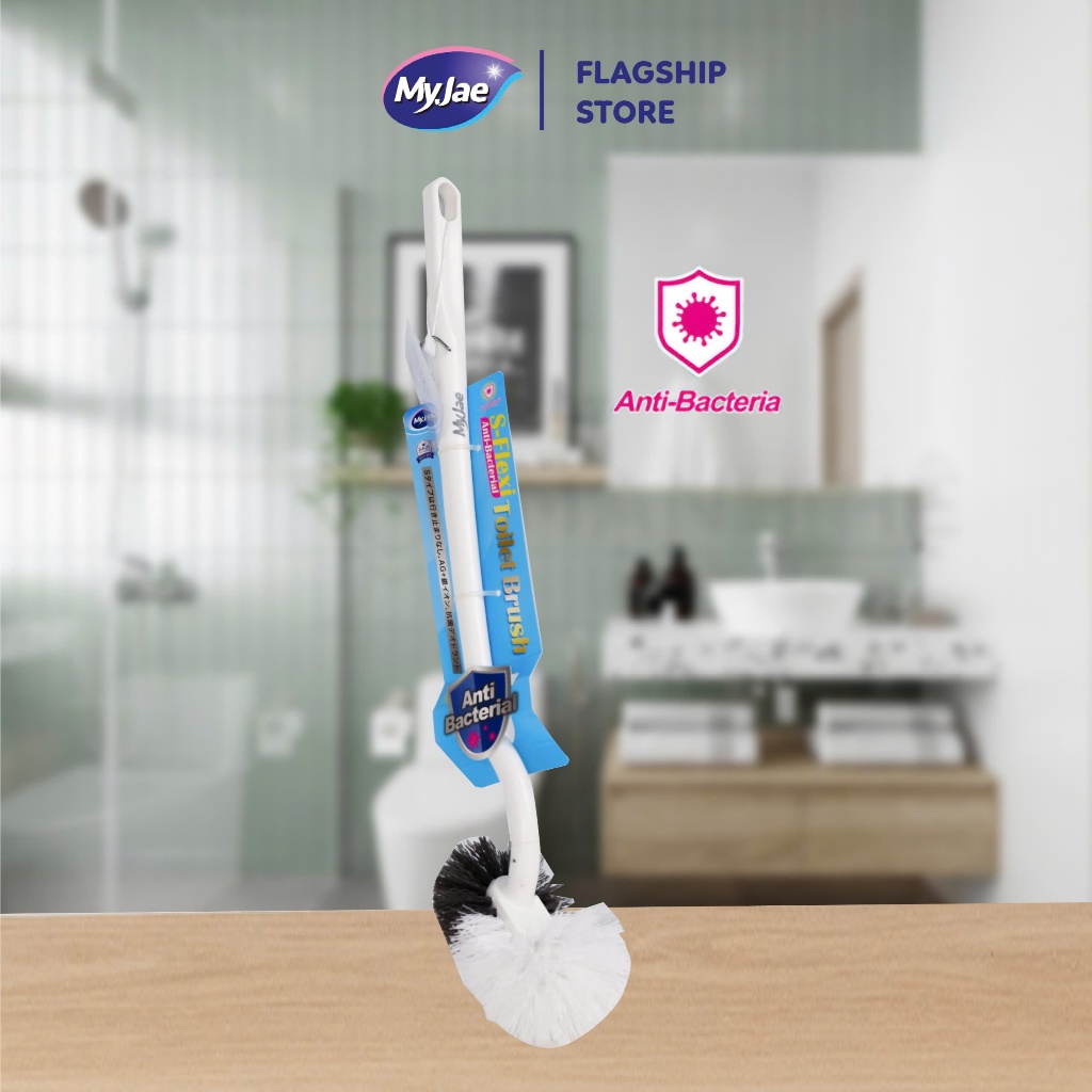 MyJae S-Flexi Toilet Brush Antibacterial Toilet Cleaning Tools | Shopee ...