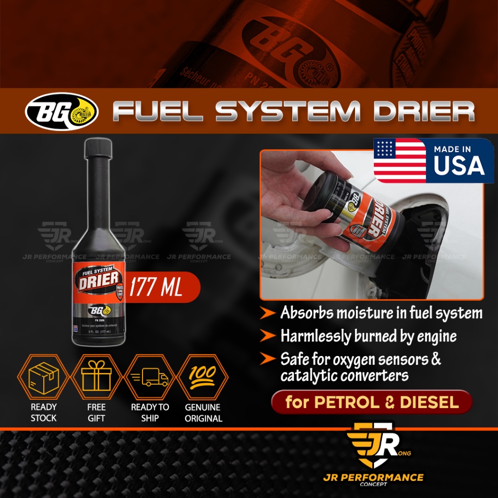 BG Fuel System Drier Fuel Additive Saver Fuel System Treatment Petrol ...