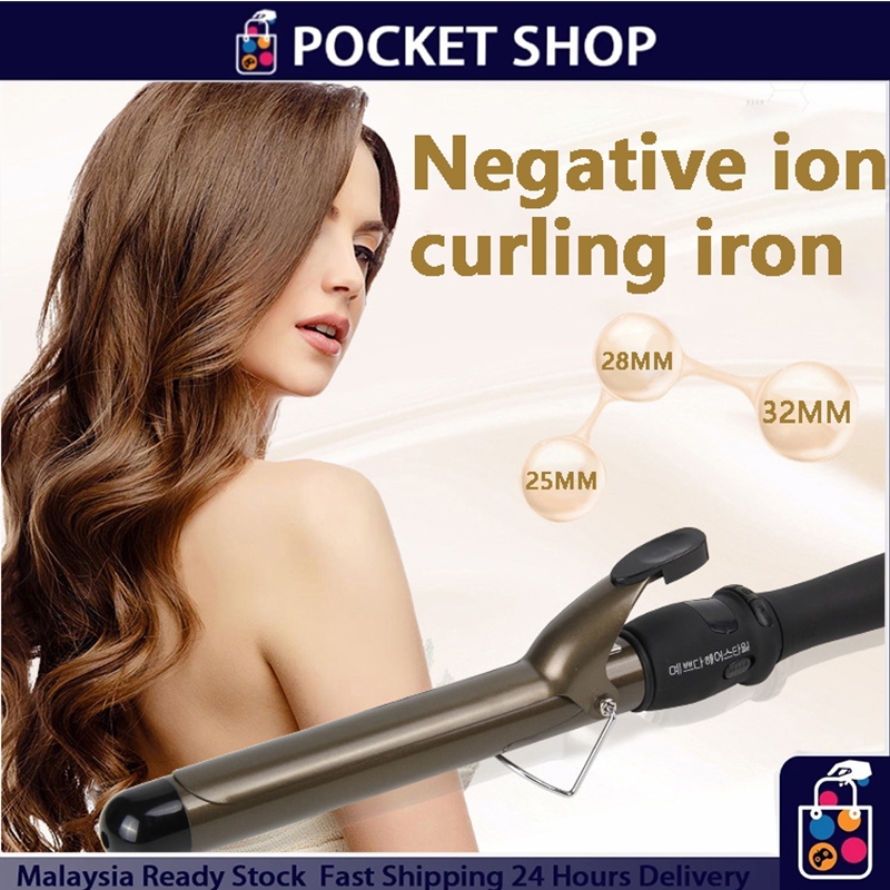 Besi keriting automatik besi pengeriting elektrik untuk rambut lurus ...