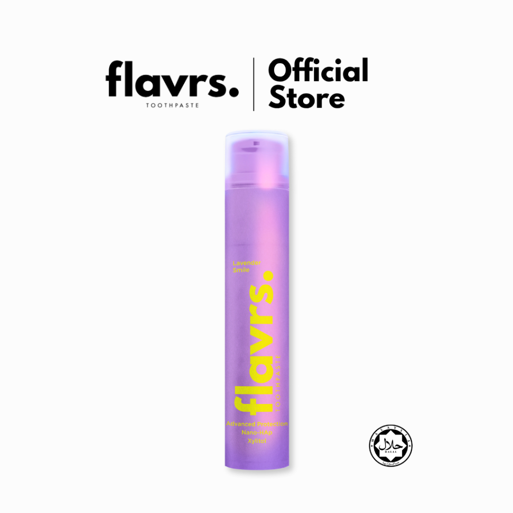 Flavrs Toothpaste Lavender Smile Mint 65g | Shopee Malaysia