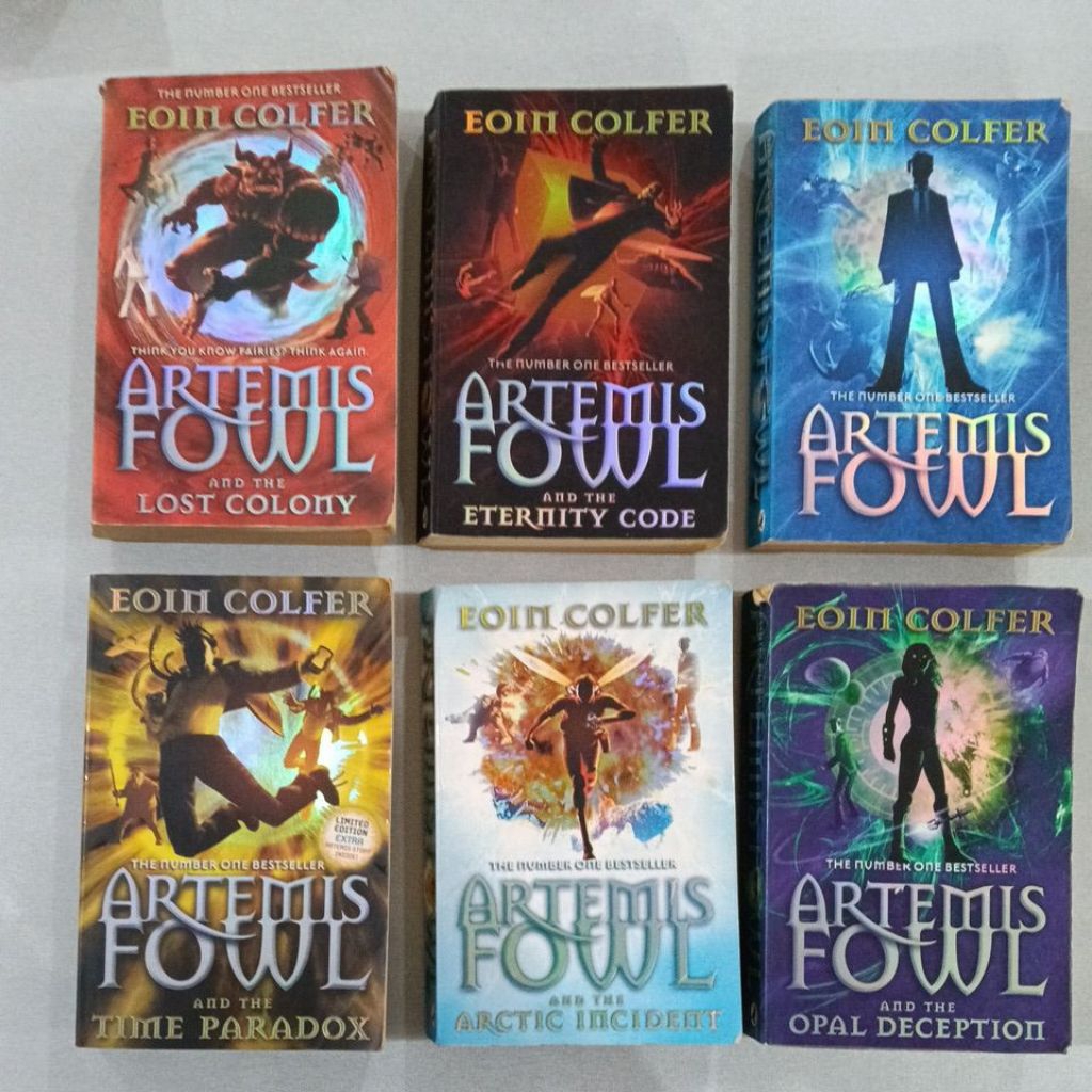 USED QG6 JUN18 TSG3 Artemis Fowl series (Eoin Colfer) | Shopee Malaysia