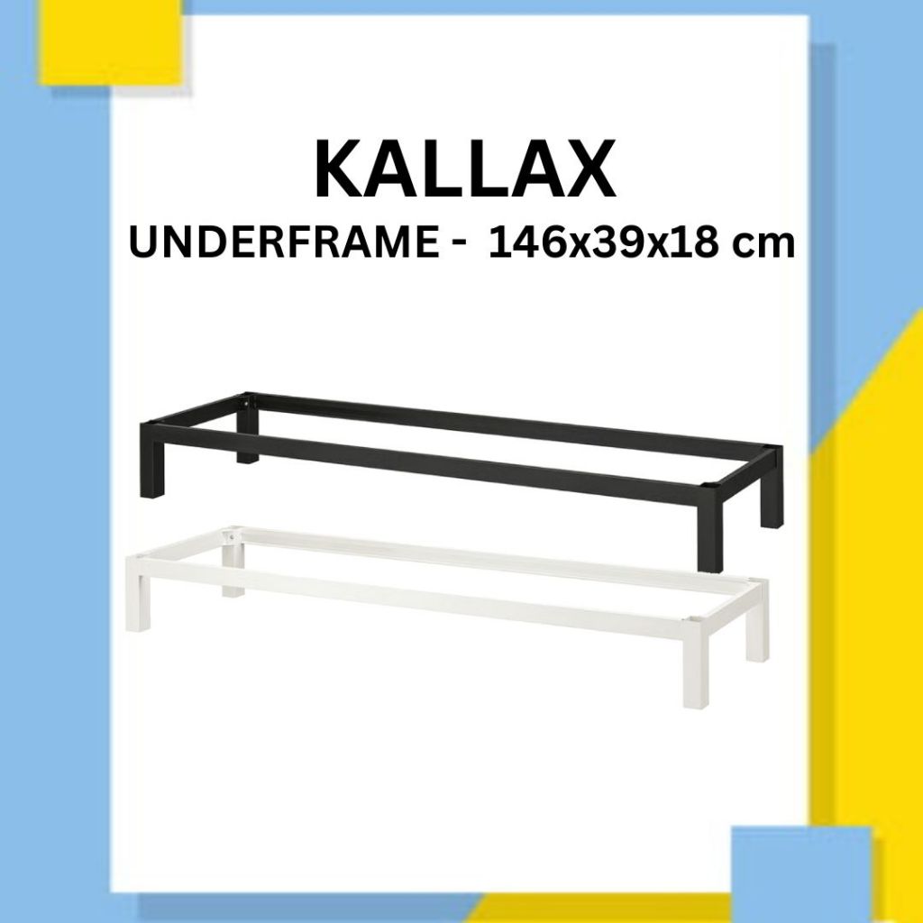 IKEA Telaio Per Scaffale KALLAX, 146x39x18 Cm, Bianco – Per Dare Altezza E Facilizzare La Pulizia