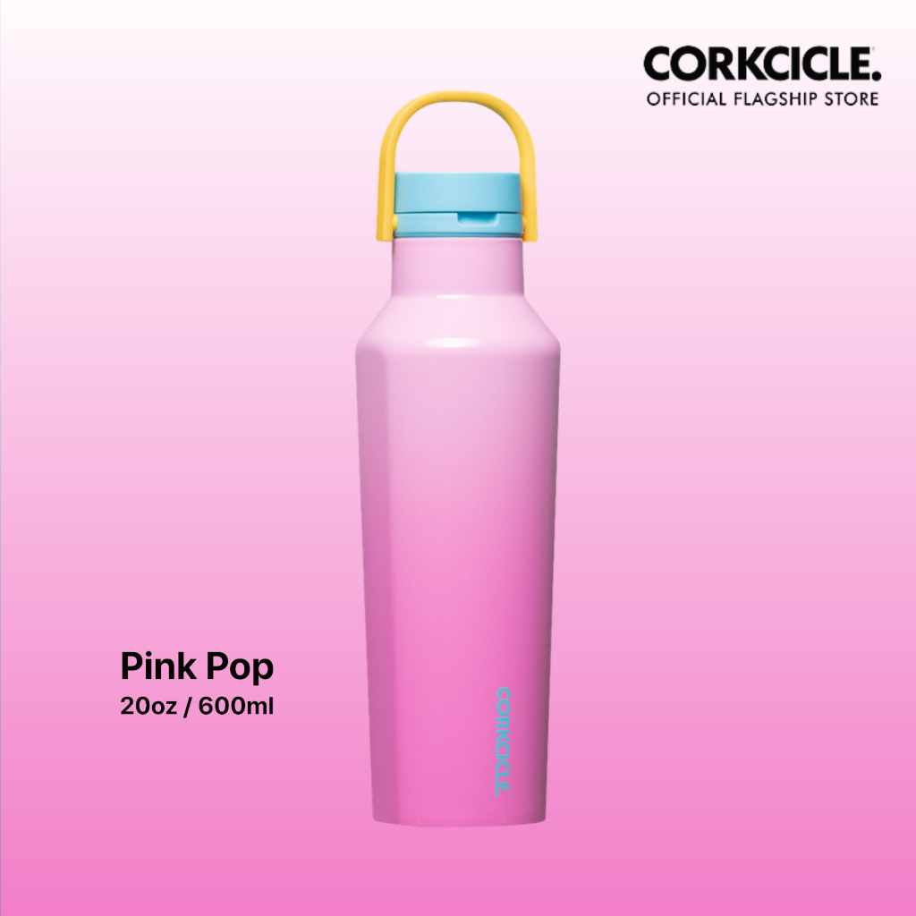 CORKCICLE 20 OZ SPORT CANTEEN SUN SOAKED PINK main image 1