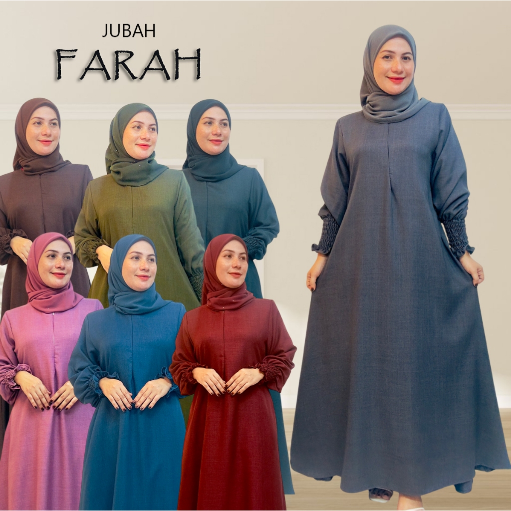 JUBAH ABAYA MUSLIMAH FARAH VIRAL BY RUMAISA EMPIRE | Shopee Malaysia