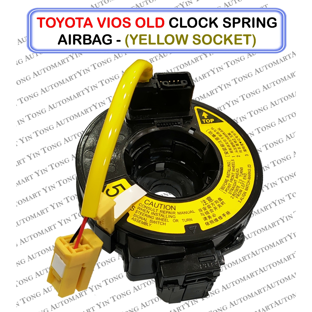 CLOCK SPRING FOR TOYOTA VIOS OLD NCP42/ CAMRY ACV30/ RAV-4 CODE-84306 ...