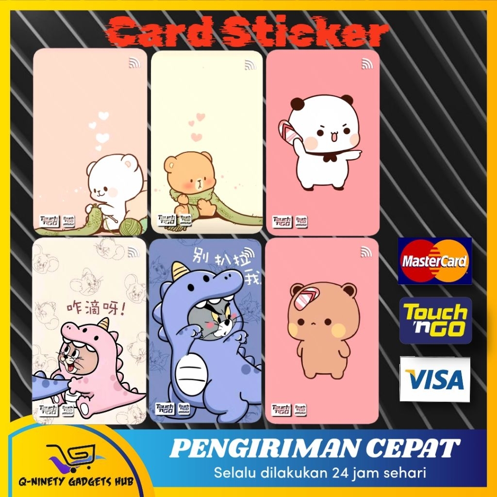 Touch n Go Card Sticker Cover TNG / Master / Visa / Credit / Debit CARD ...