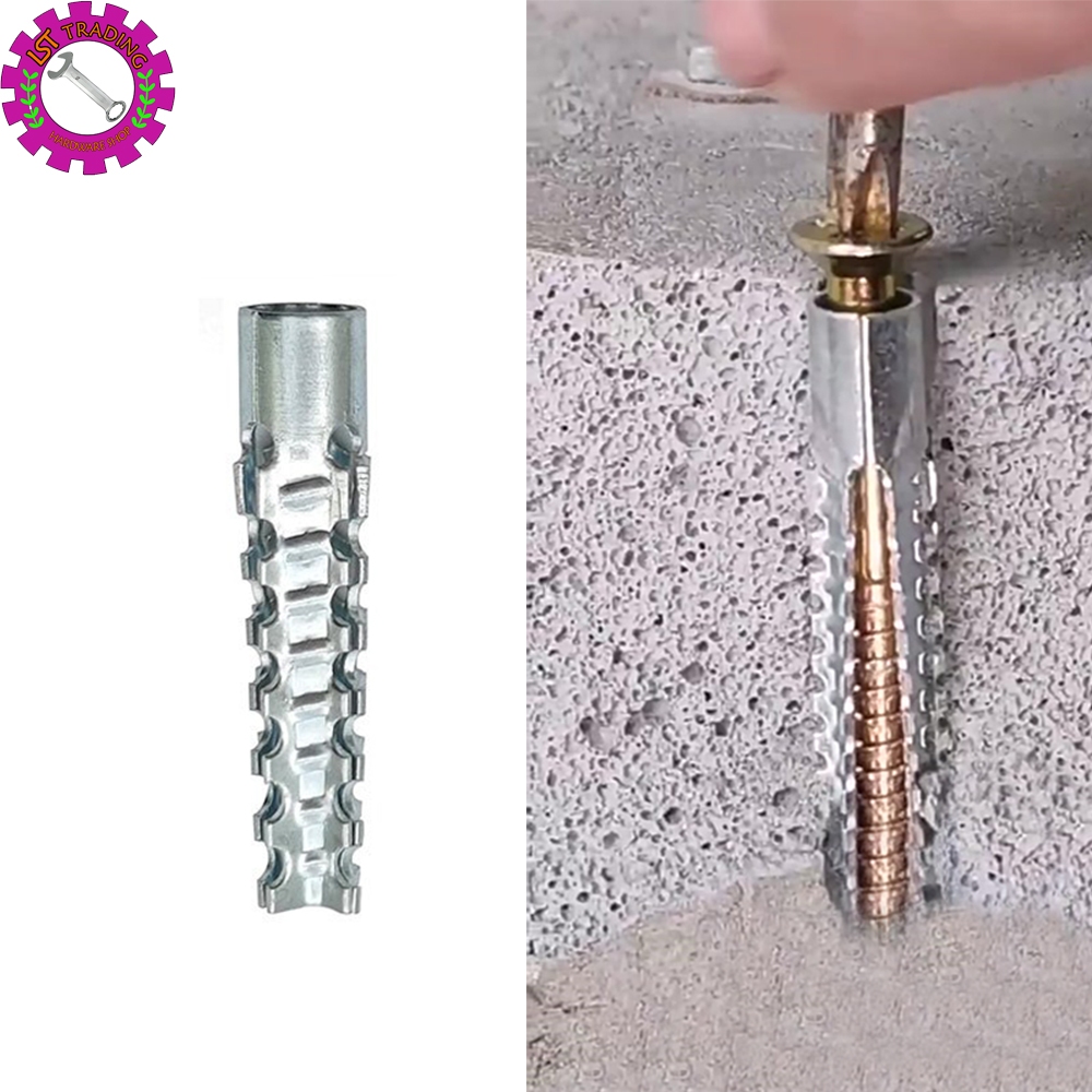 [ 10PCS ] 6MM X 30MM METAL WALL PLUG / GI WALL PLUG / WALL PLUG BESI ...