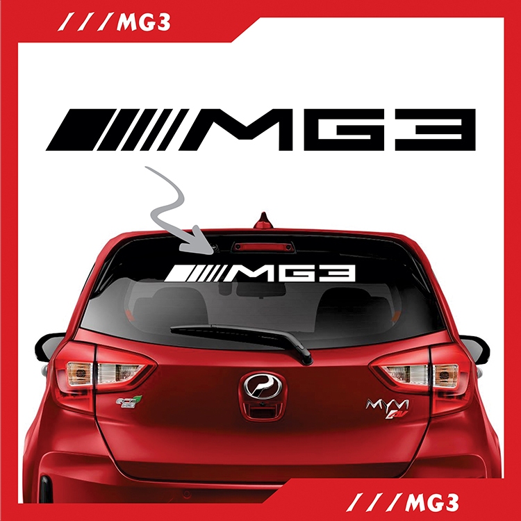 STIKER MYVI MG3 CAR STICKER, PELEKAT LUAR, Kereta Perodua, STIKER ...