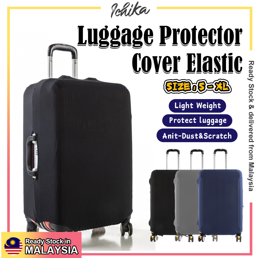 [MYSIA READY STOCK][S-XL][ LUGGAGE COVER Elastic Luggage Cover Thick ...