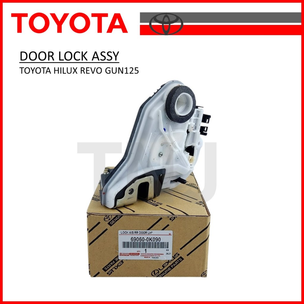 4 PIN DOOR LOCK ASSY REAR LEFT TOYOTA HILUX REVO GUN125 ( 69060-0K090 ...