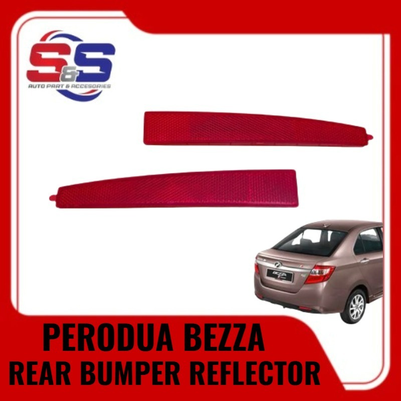 Lampu Reflektor Belakang Perodua Bezza Tahun 2016 2019 Year Rear Bumper ...