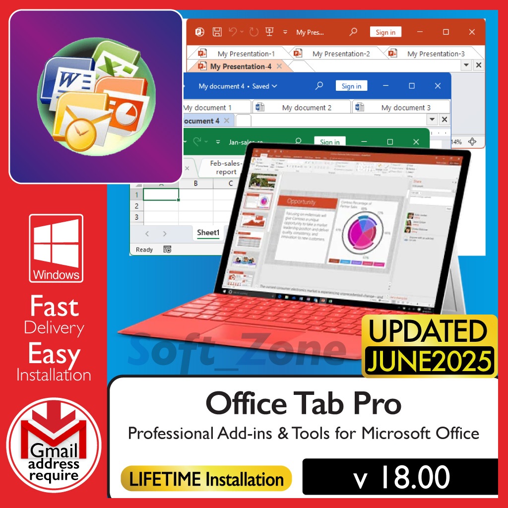Office Tab Pro 18.00 - Professional Add-ins & Tools for Microsoft ...