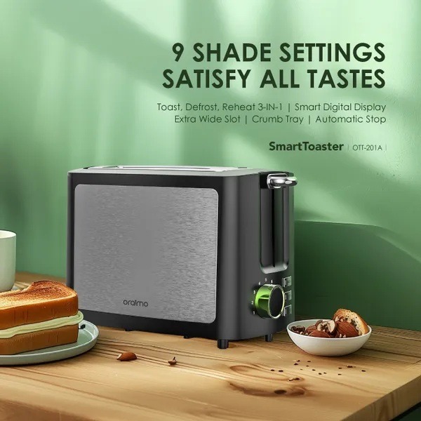 ORAIMO OTT-201A ORIGINAL SMART TOASTER 950W 9SHADE 3IN1 TOASTER ...