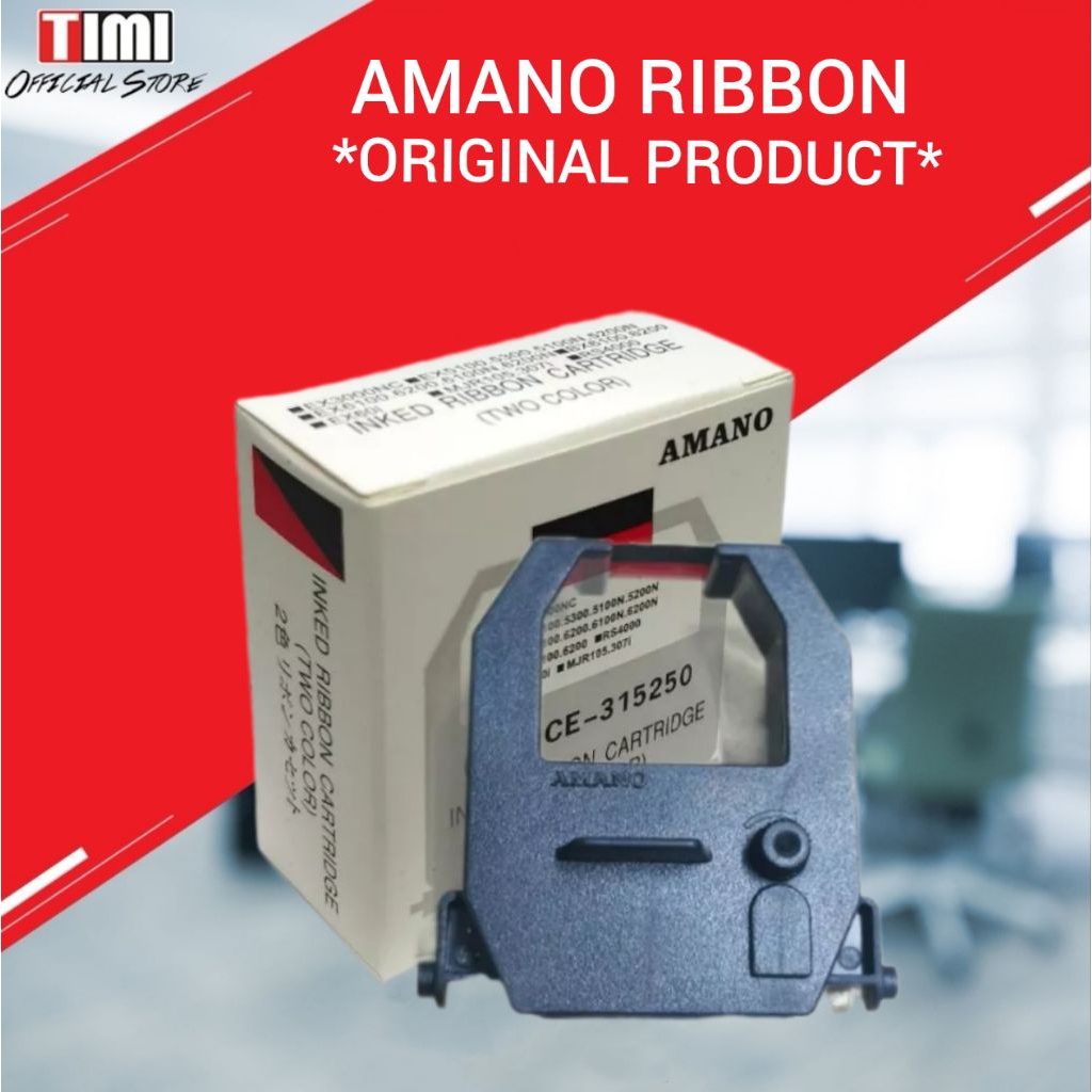 AMANO Ribbon Punch Card Ribbon Punch Card Ink *Original Product ...