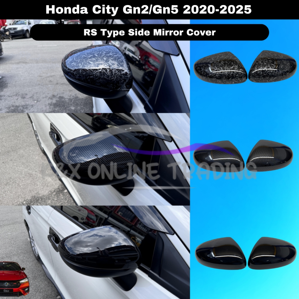 Honda City Gn2/HatchBack 2020-2025 Carbon Trim&Glossy Black Side RS ...