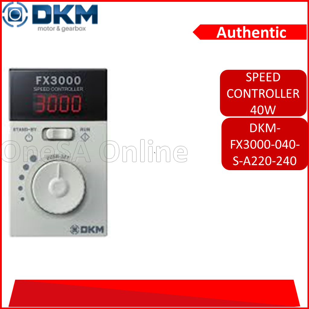 DKM SPEED CONTROLLER 40W(DKM-FX3000-040-S-A220-240) | Shopee Malaysia