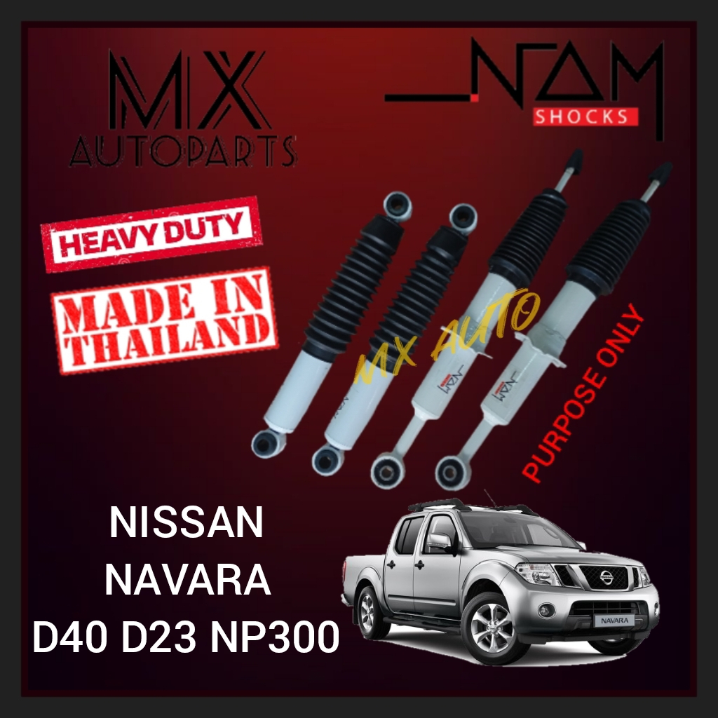 NAM THAILAND HEAVY DUTY SHOCK ABSORBER NISSAN NAVARA D40 D23 NP300 ...
