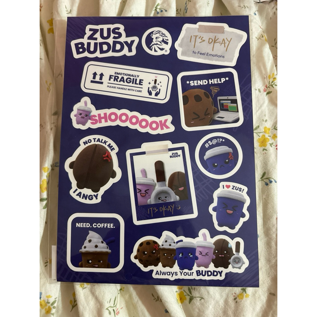 ZUS BUDDY sticker new ready stock! | Shopee Malaysia