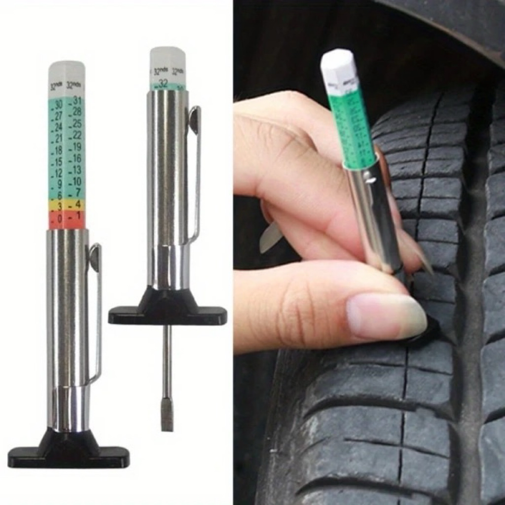 tyre tread depth gauge tire tread checker gauge thread depth measure ...