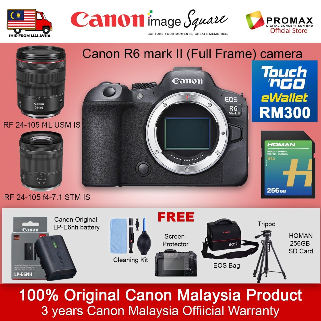 Canon EOS R6 II R6II Full Frame mirrorless camera R6 MKII (Canon
