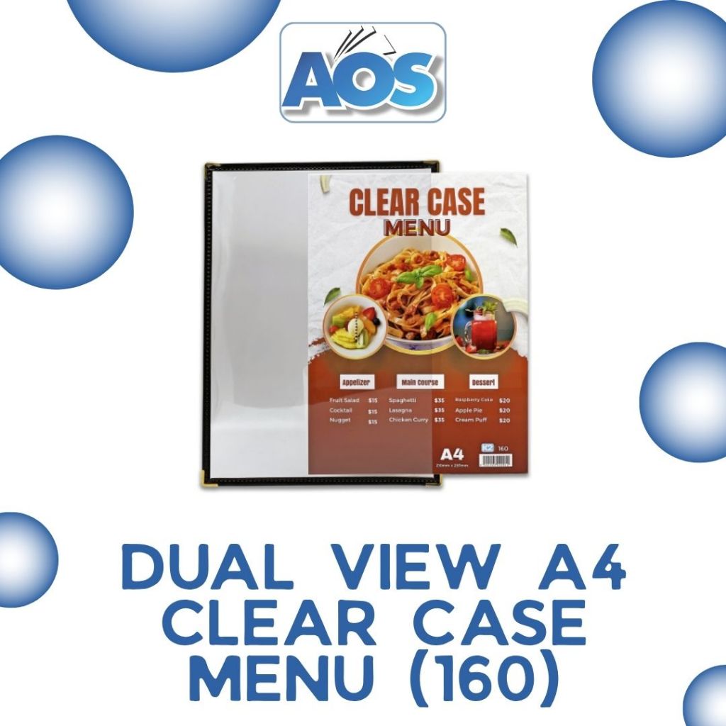 Dual View A4 Clear Case Menu (160) | Shopee Malaysia