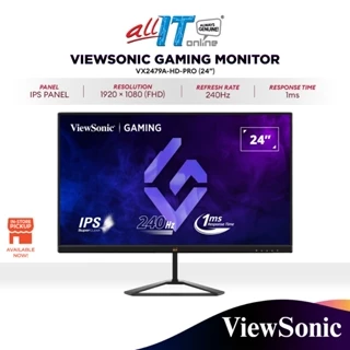 ViewSonic VX2479A-HD-PRO (24") IPS Gaming Monitor | 240Hz | HDR10 | AMD FreeSync | 1ms